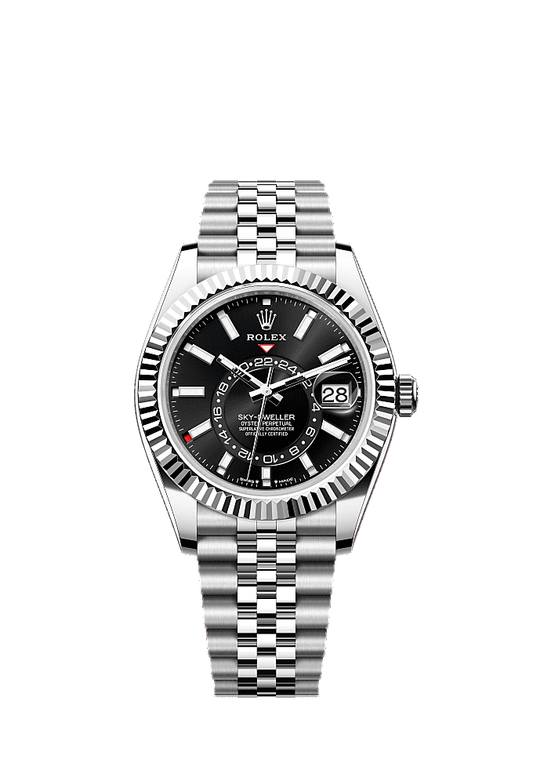 Bright Black dial, Jubilee bracelet
