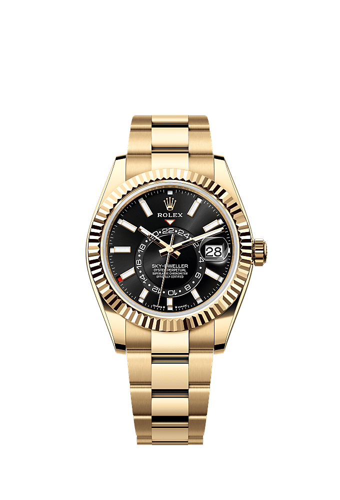 Bright Black dial, Oyster bracelet