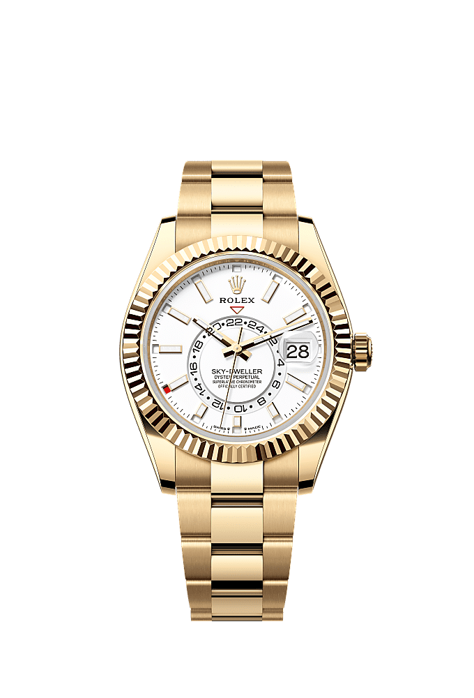 Intense White dial, Oyster bracelet