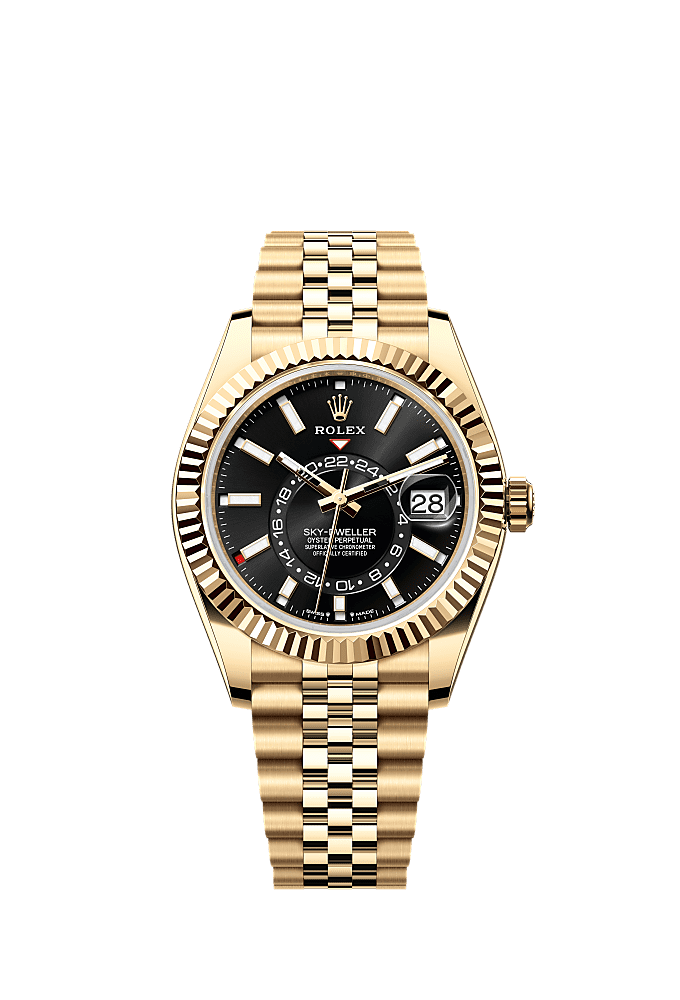 Bright Black dial, Jubilee bracelet