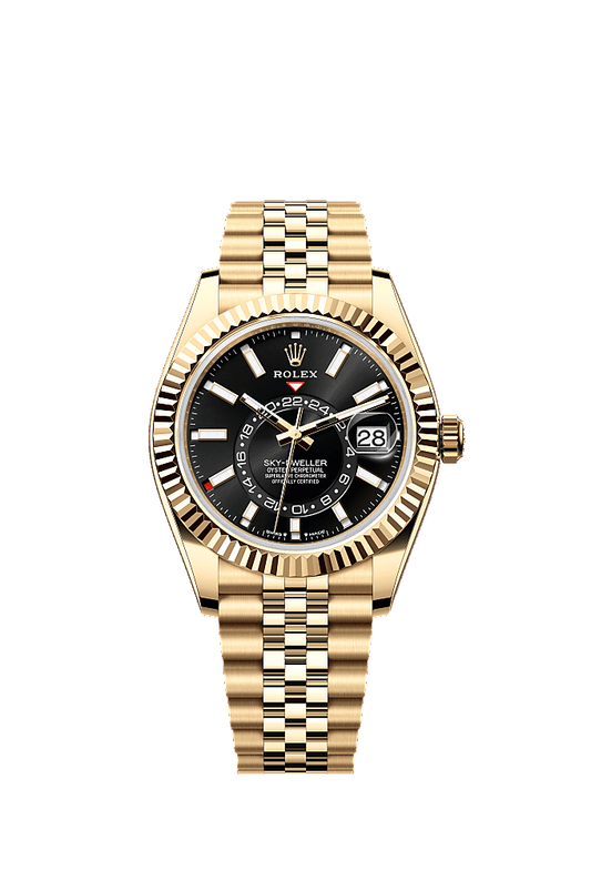 Bright Black dial, Jubilee bracelet