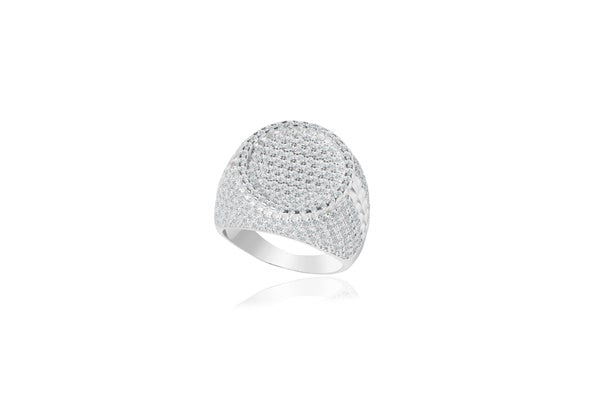 Men's Ring - 925 Sterling Silver - Gold Plated