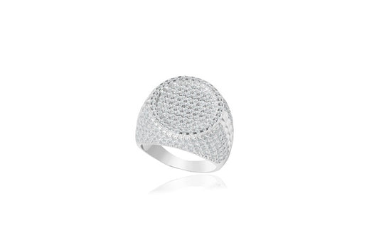 Men's Ring - 925 Sterling Silver - Gold Plated