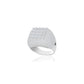 Men's Ring - 925 Sterling Silver - Gold Plated