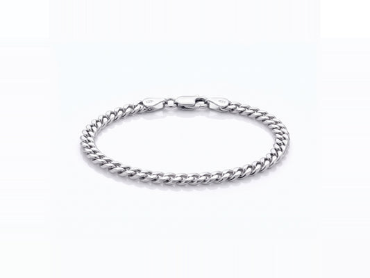 Miami Cuban Link Bracelet Lobster Clasp - 925 Sterling Silver