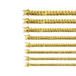 Miami Cuban Link Chain Necklace 14K Yellow Gold - Solid