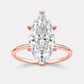 14K Marquise Solitaire — Tulip
