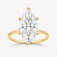 14K Marquise Solitaire — Tulip