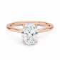 14K Oval Solitaire — Classic