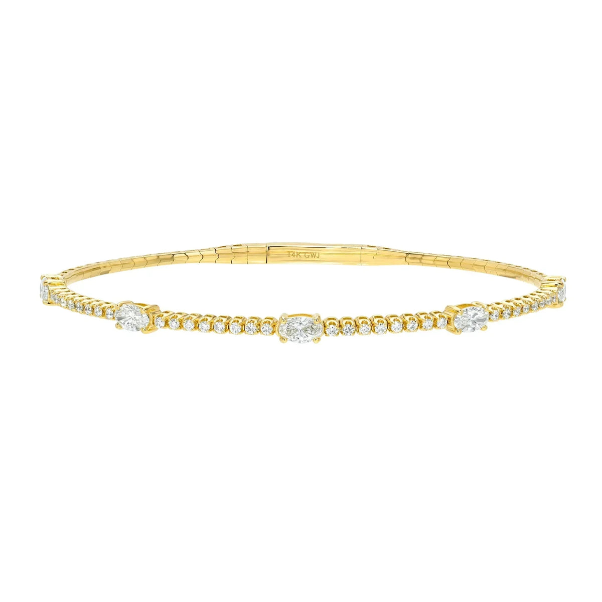 Oval/Round Flex Bangle