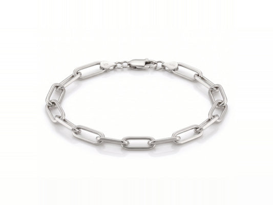 Paperclip Bracelet - 925 Sterling Silver