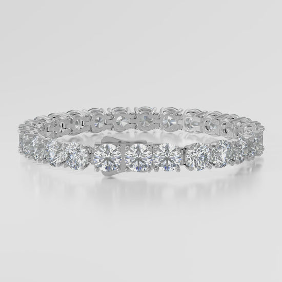 14K Elegant 4 Prong Tennis Bracelet — product video