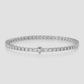 14K Princess Tennis Bracelet — product video