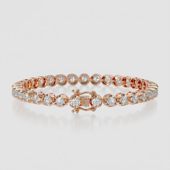 14K Buttercup Tennis Bracelet — product video