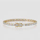 14K Emerald East West Tennis Bracelet — product video