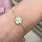 10K Yellow Gold Clover Leaf Bracelet – Adjustable Lucky Charm Jewelry