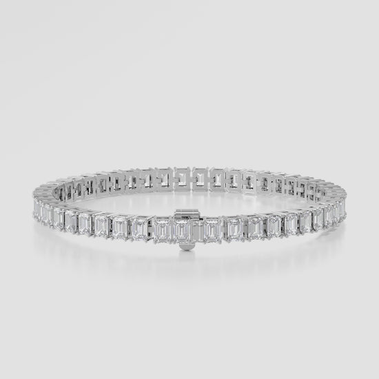 14K Emerald Tennis Bracelet — product video