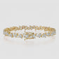 14K Pear Round Tennis Bracelet — product video