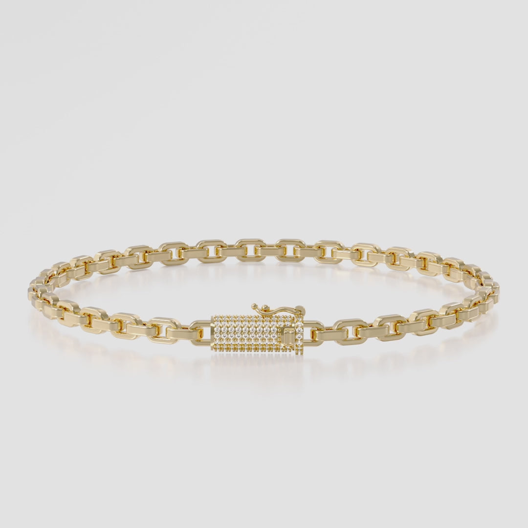 14K Anchor Link Bracelet — product video