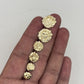 Round Nugget Stud Earrings - 10K Yellow Gold