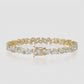 14K Marquise Round Tennis Bracelet — product video