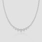 14K Graduated Tennis Necklace — product video