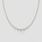 14K Graduated Tennis Necklace — product video