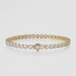14K 3 Prong Tennis Bracelet — product video