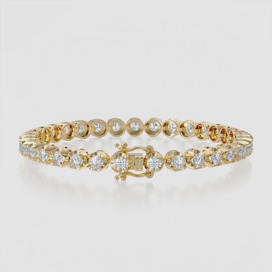14K Buttercup Tennis Bracelet — product video