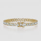 14K Alternating Pear Tennis Bracelet — product video