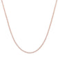Diamond Cut Ice Chain - 10K Rose Gold