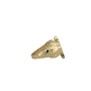 10K Solid Gold Cross Nugget Ring – Religious Gold Jewelry