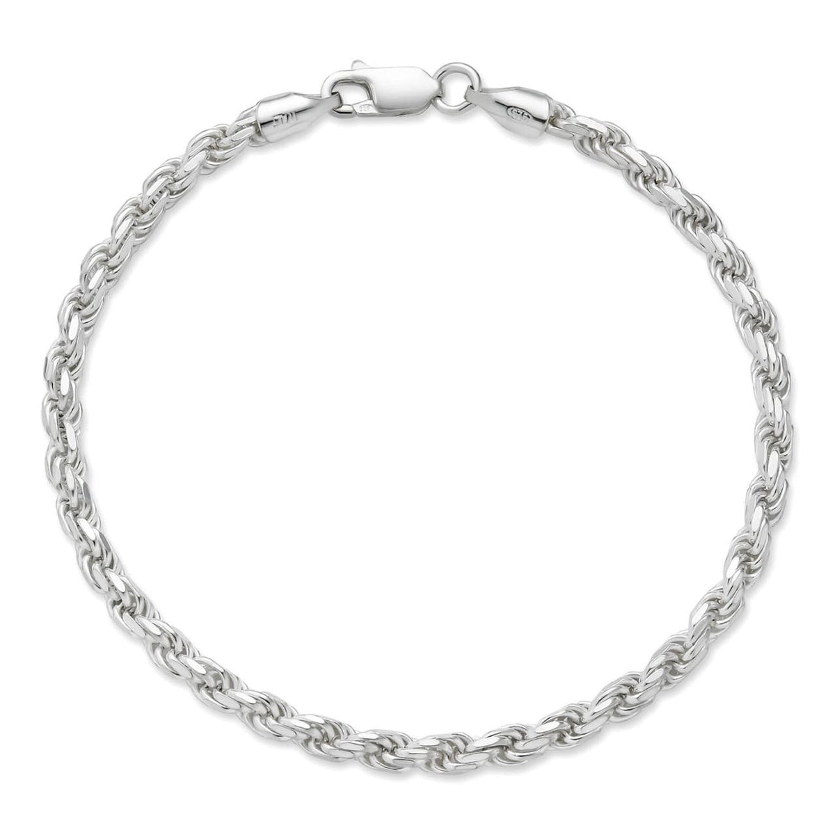 Rope Bracelet - 925 Sterling Silver