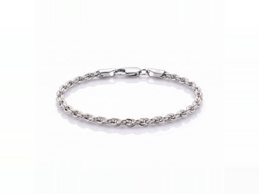 Rope Bracelet - 925 Sterling Silver