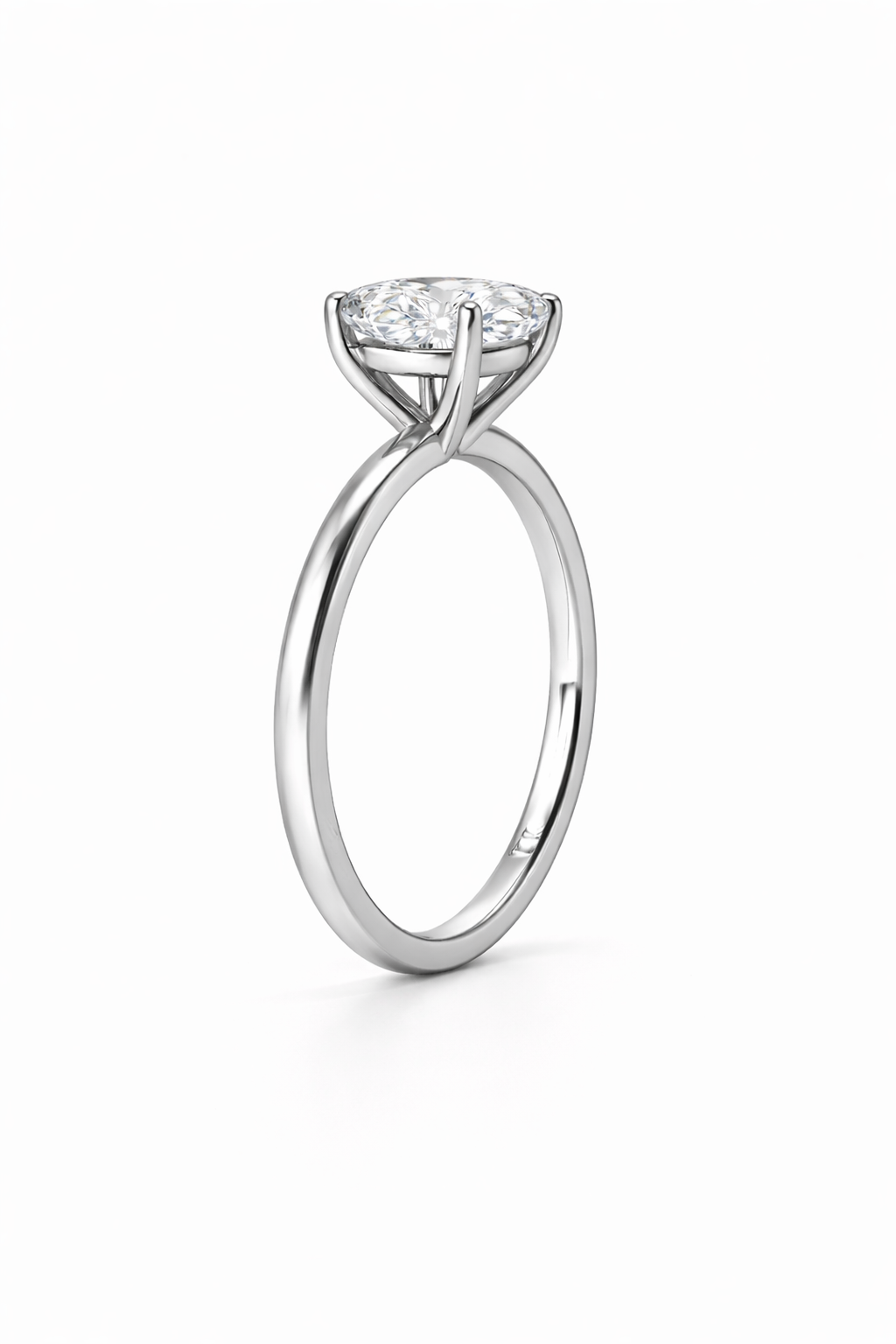 14K Oval Solitaire — Classic