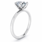 14K Round Solitaire — Tulip