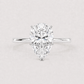 14K Pear Solitaire — Tulip