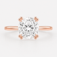 14K Round Solitaire — Tulip