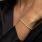 Tennis Bracelet - Natural Diamonds - 14K Yellow Gold