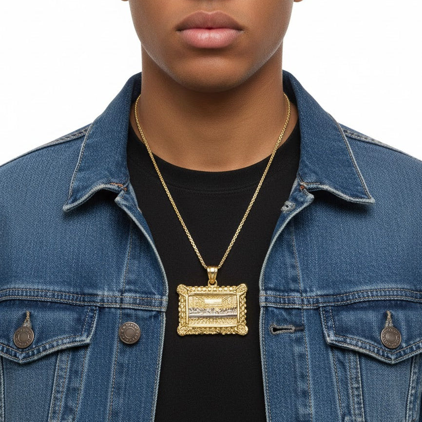 Last Supper Apostles Pendant - 10k Yellow Gold - Size Variation