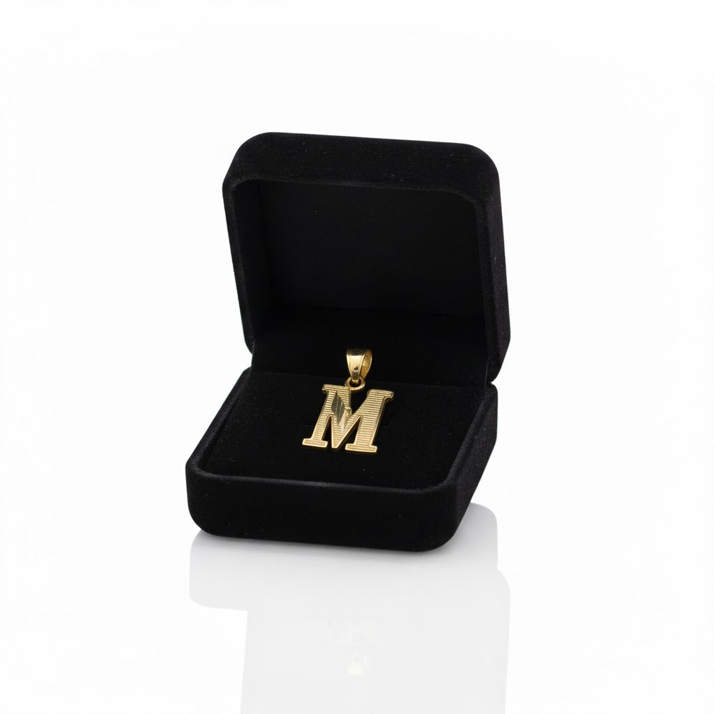 Initial Pendant - 10K Yellow Gold