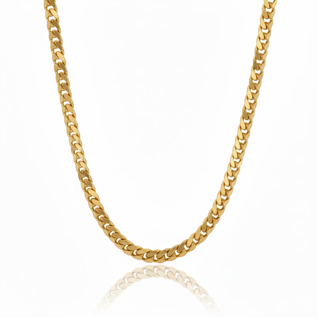 Miami Chain - 10K Yellow Gold