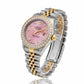 Rolex Datejust Diamond Bezel Watch 26mm Pink Diamond Dial | 1.10ct