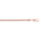 Diamond Cut Ice Chain - 10K Rose Gold
