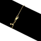 10K Yellow Gold Clover Leaf Bracelet – Adjustable Lucky Charm Jewelry