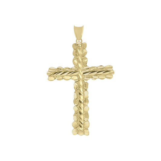 Cross Pendant - 10K Yellow Gold